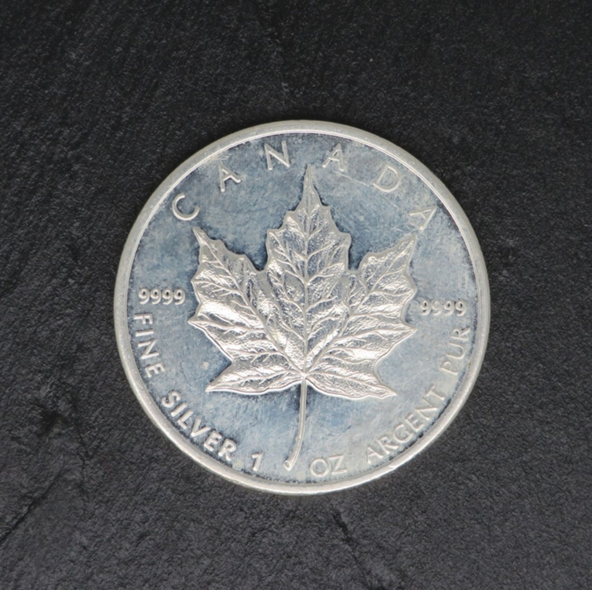 RT16-2 25Silbermünzen, Canada, Maple Leaf, Elizabeth II., 5 Dollars, 2009, je 1 OZ, Feinsilber 999, - Bild 2 aus 3