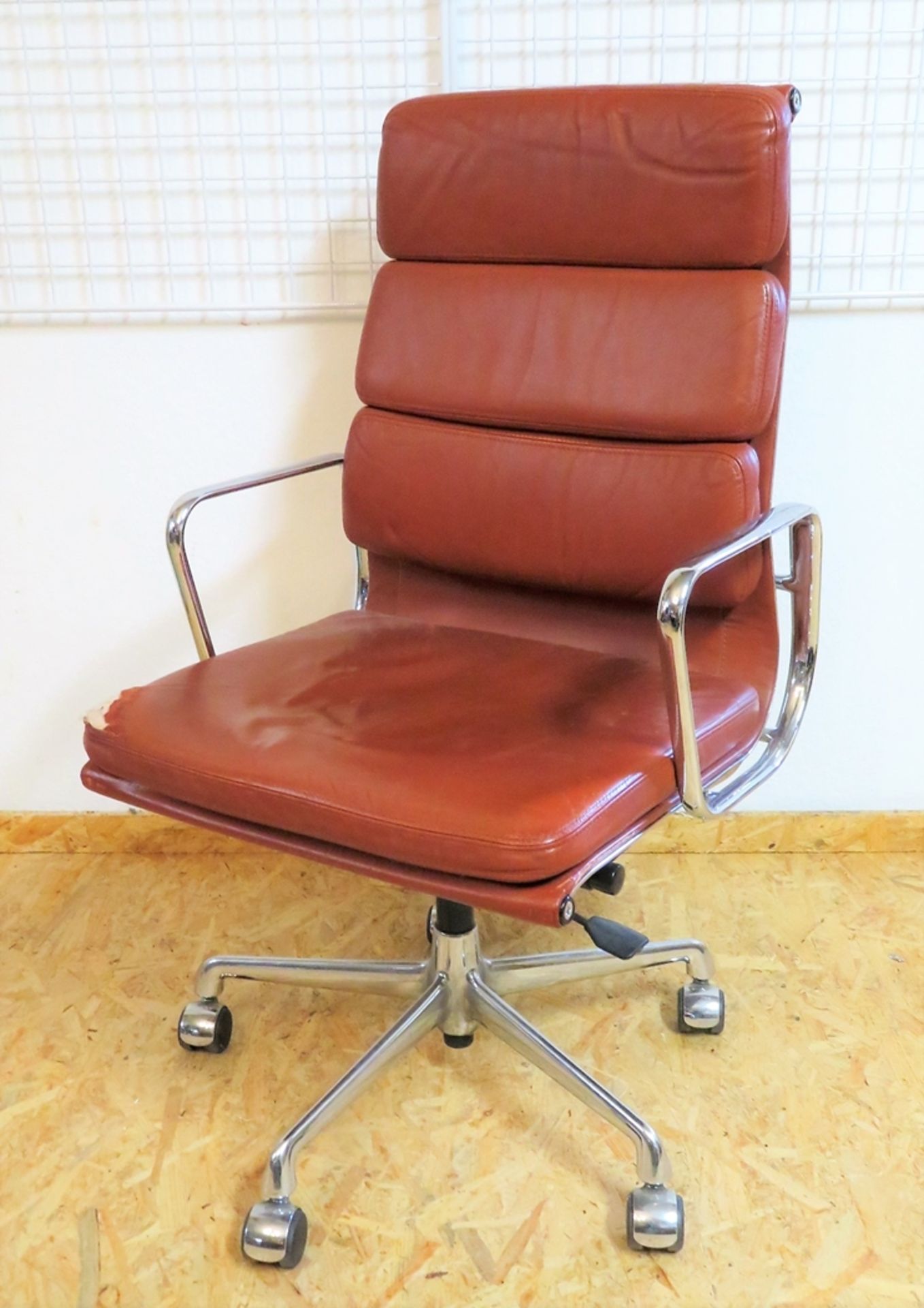 Vintage Lounge Chair/Bürodrehstuhl, Aluminium Chair Soft Pad, EA222, Entwurf Charles & Ray Eames fü