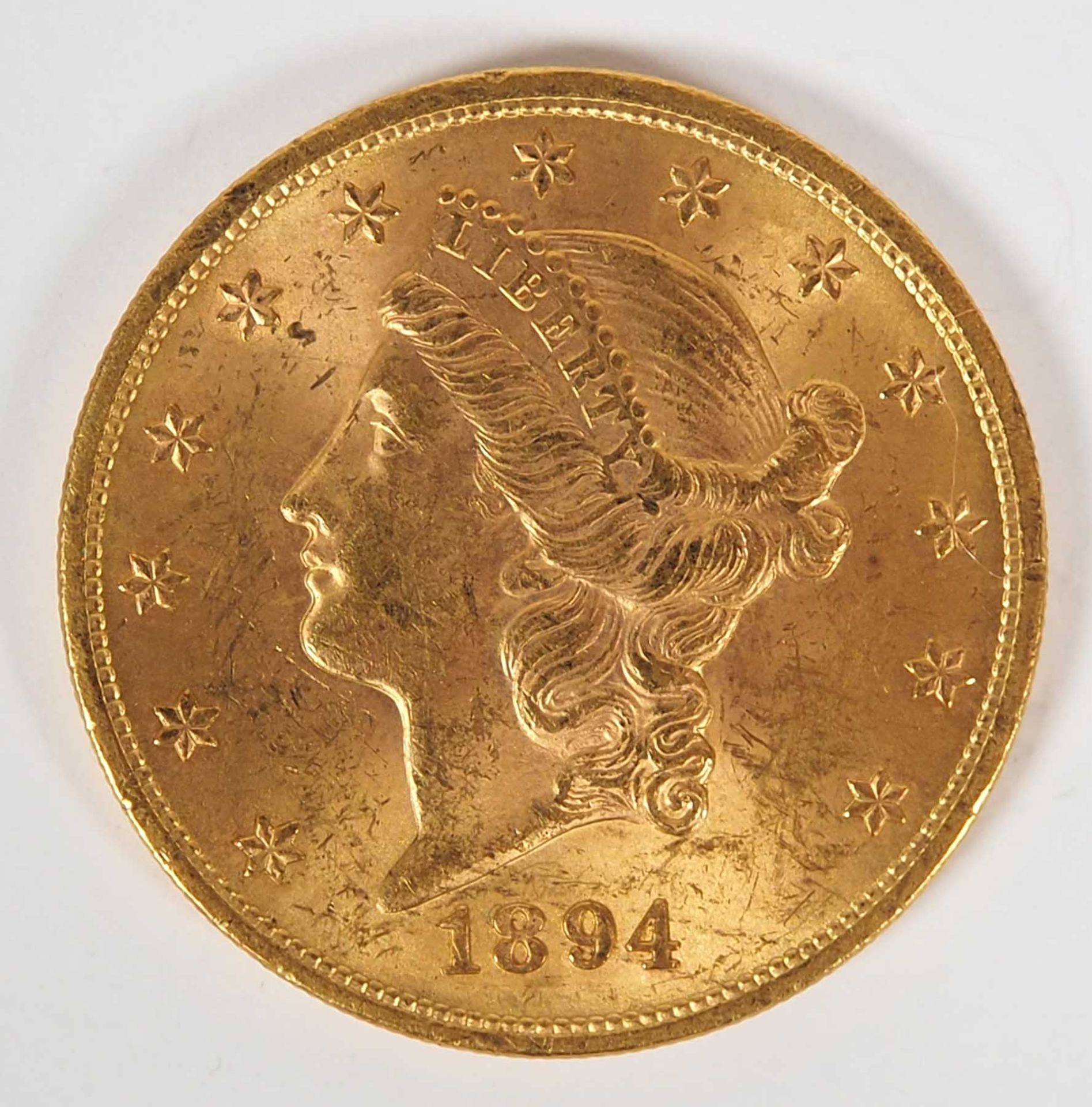 USA, 20$ Double Eagle 1894, - Bild 2 aus 2