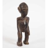 FETISCHFIGUR, Westafrika, stehende weibliche Figur,