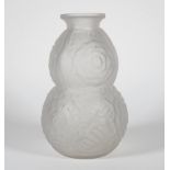 DOPPELKALEBASSENVASE, Manuf Muller Frères/ Luneville,