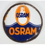 ZAHLTELLER, 1920er Jahre, Osram, runde Form,