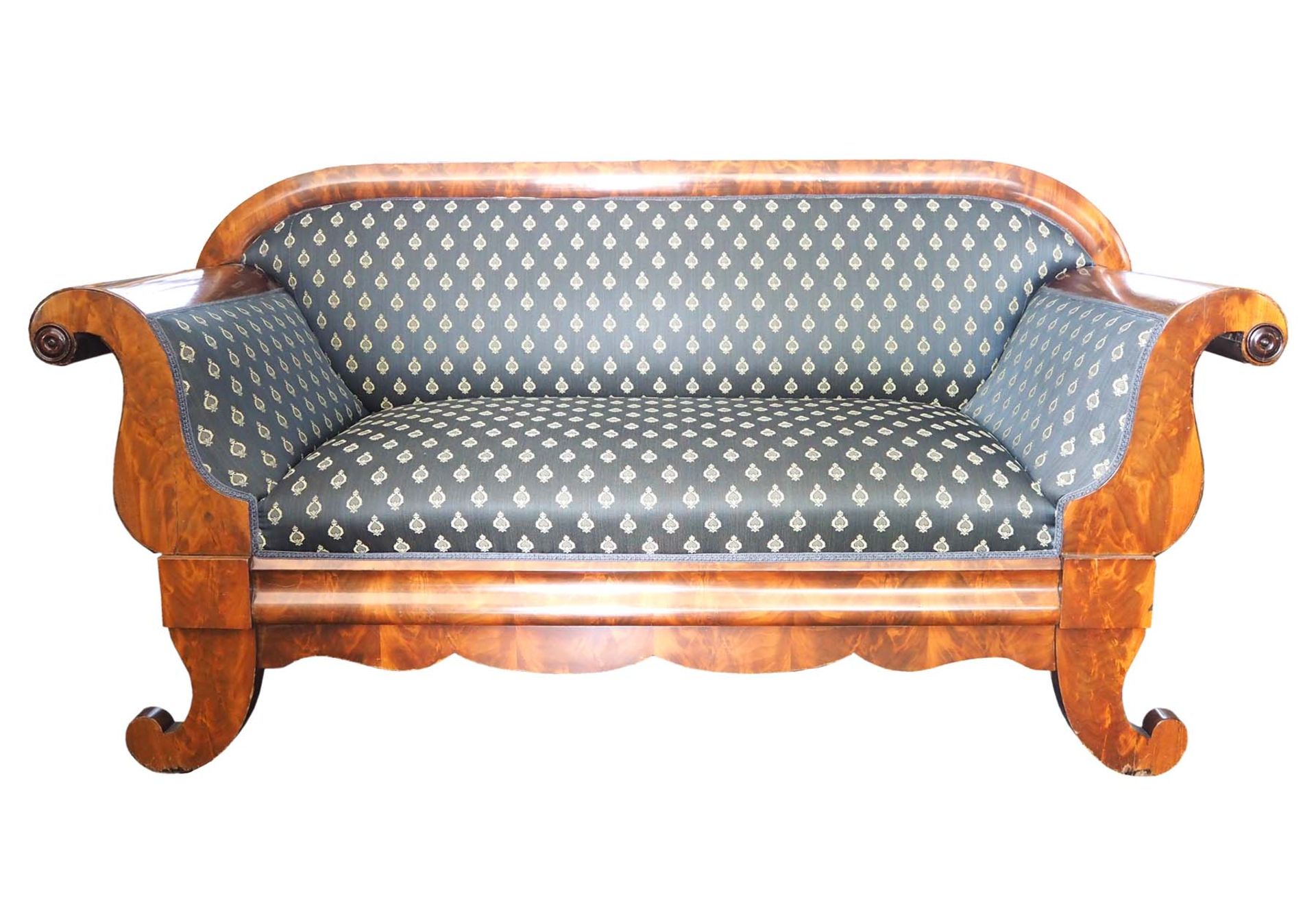 SOFA/ CANAPÉ, späte Biedermeier-Epoche/ Mitte 19.Jh.,