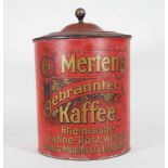 VORRATSDOSE, 1910er/20er Jahre, Mertens Kaffee,