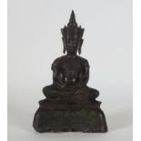 STATUE, Thailand, Bronze, um 1900,