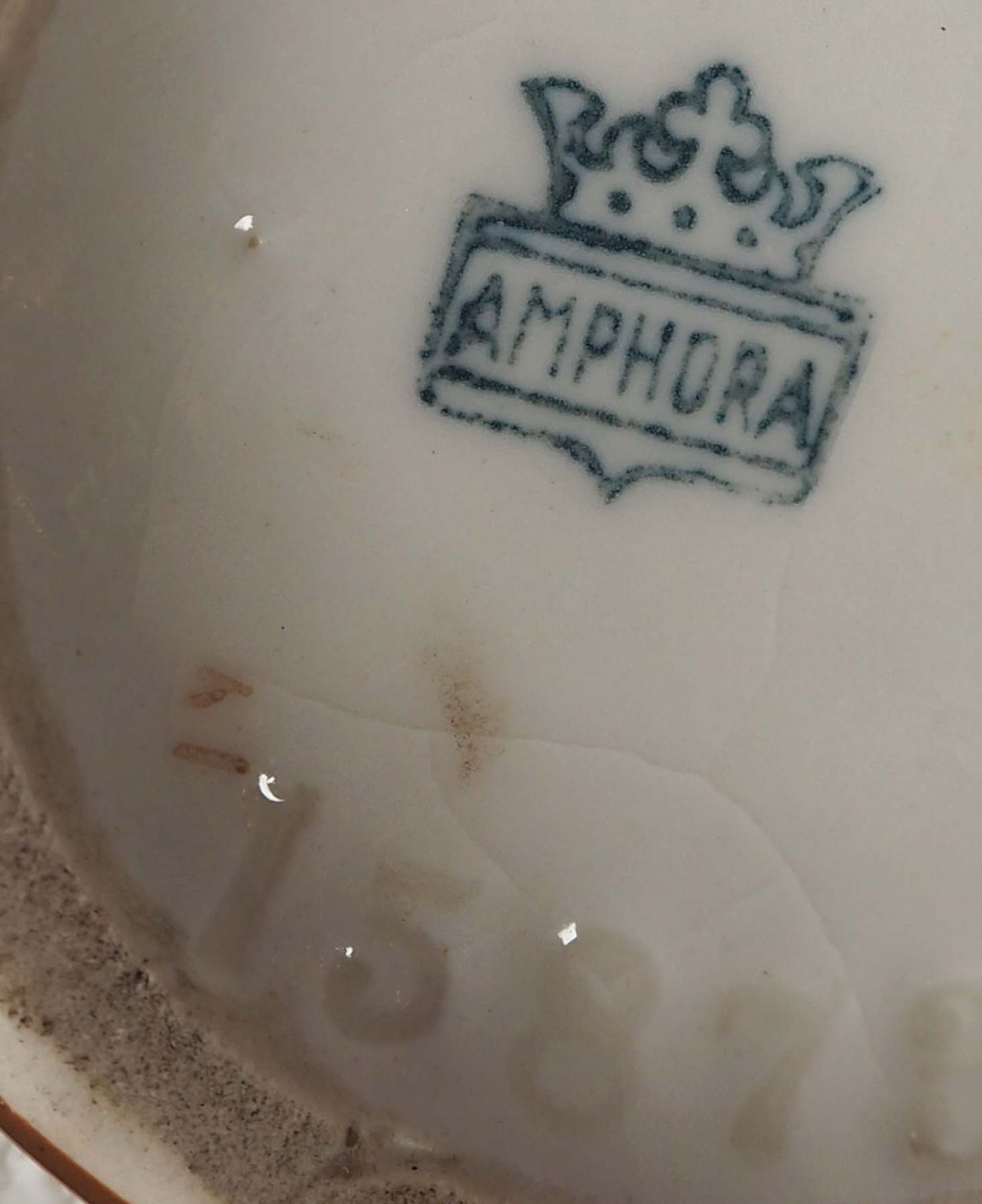KUGELVASE, Manuf Imperial Amphora/ Turn-Tepitz, Keramik, - Image 2 of 2