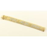 TEPPICH-ARMBAND, 750/ooo Gelbgold und