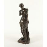 VENUS VON MILO, Bronze, patiniert, H