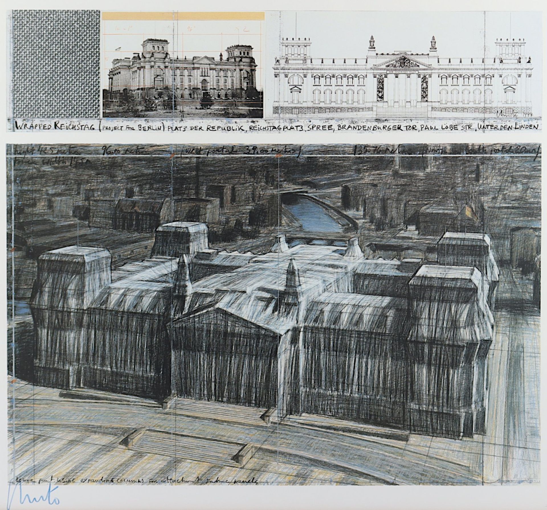 CHRISTO, "Wrapped Reichstag", - Bild 2 aus 2