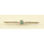 ART-DECO STABNADEL, 585/ooo Gelbgold,