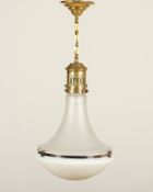 DECKENLAMPE "LUZETTE", Messing,