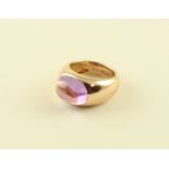 AMETHYSTRING, 750/ooo Platingold,