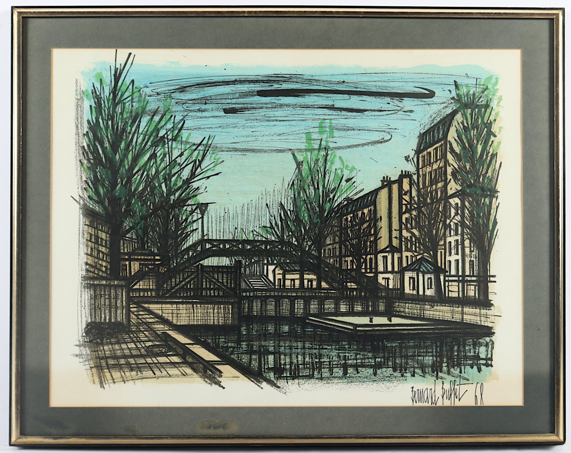 BUFFET, Bernard, "Canal St. Martin", - Bild 2 aus 2