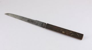 KOZUKA MIT KLINGE, Kupfer, in