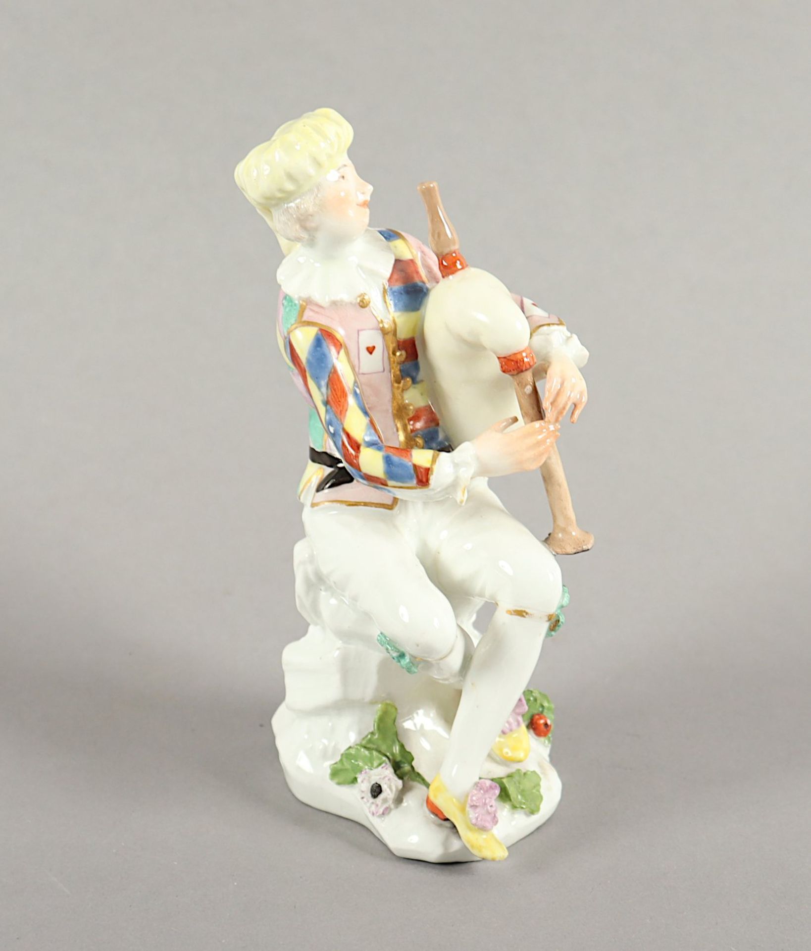 FIGUR "HARLEKIN MIT DUDELSACK", farbig - Bild 2 aus 4