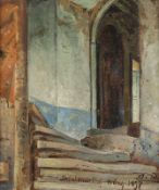 WILLE, August von (1829-1887), "Treppe