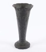 VASE, Keramik, "black basalt", H 29,