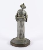 JUGENDSTIL-FIGUR, wohl ehemals ein