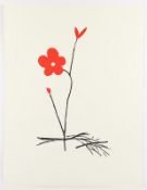 KURODA, Aki, "Red flower I",