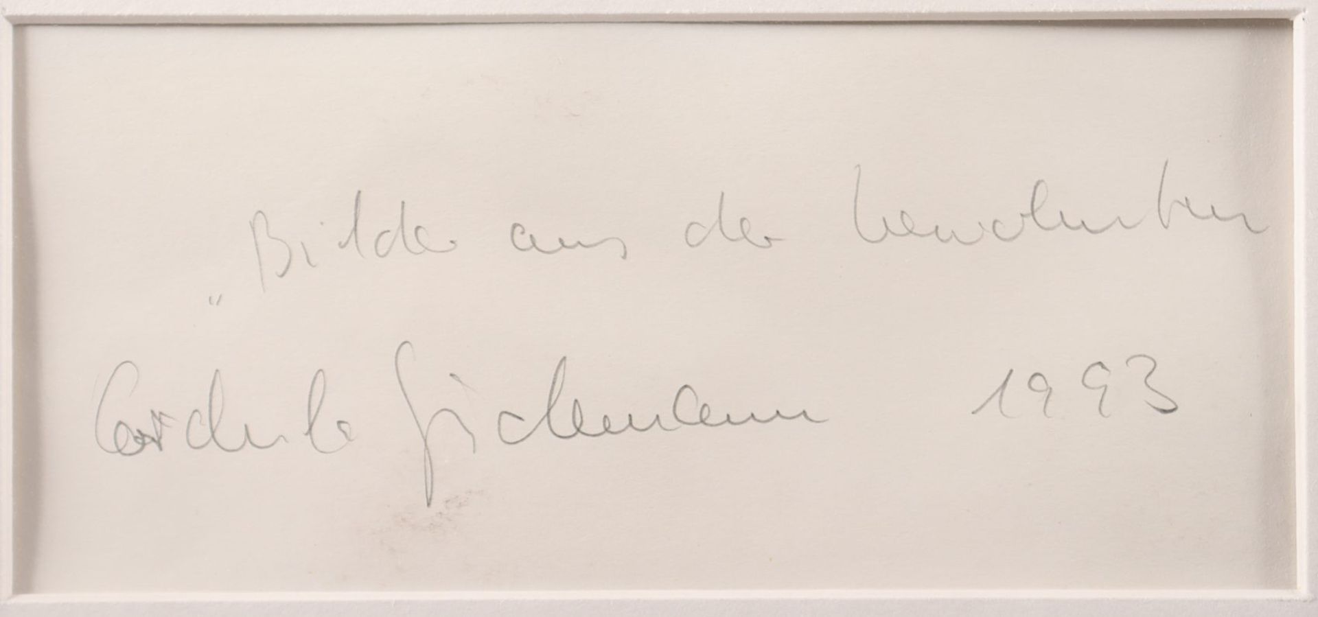 GÜDEMANN, Cordula, "Stadtansicht", - Bild 3 aus 3