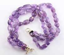 AMETHYST-KETTE, dreireihig,