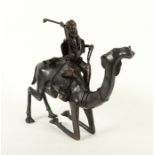 REITER AUF EINEM KAMEL, Bronze, H 52,