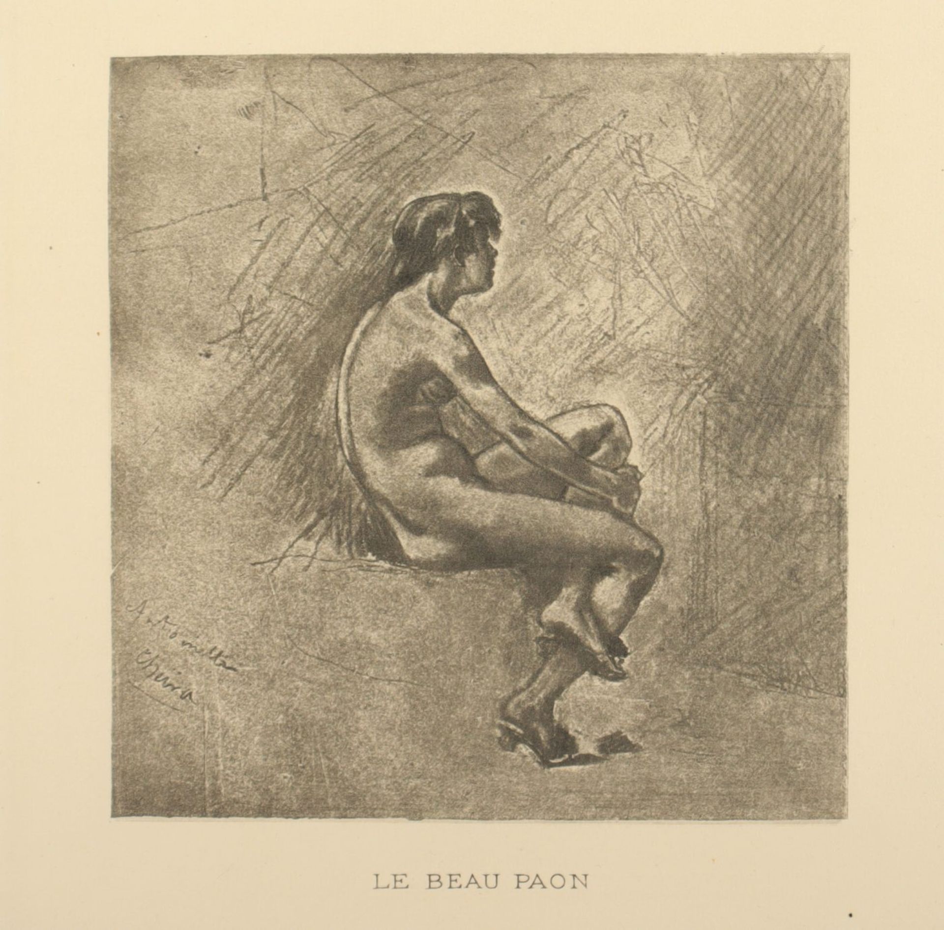 ROPS, Félicien, "Le beau Paon",