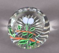 PAPERWEIGHT, farbloses Kristall,