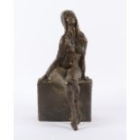 SCHRÖDER, Hans, "Giselle", Bronze, H