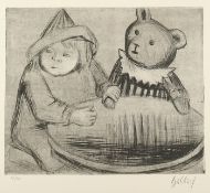 HUBBUCH, Karl, "Junge und Teddy",