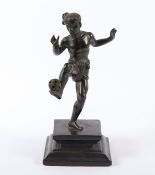 FIGUR, Bronze, braun patiniert,