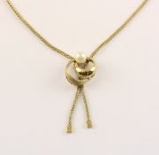 COLLIER, 333/ooo Gelbgold, zentrale