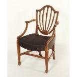 HEPPLEWHITE-ARMCHAIR, H 94, B 55,