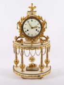 LOUIS-SEIZE-PENDULE, Marmor,