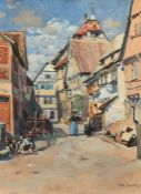 RAUTH, Otto (1862-1922), "Straßenszene