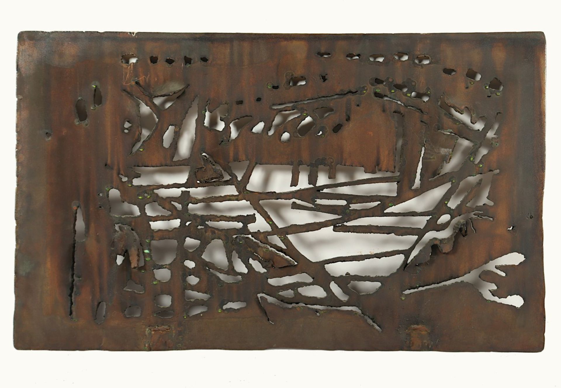 MODERNER KÜNSTLER, Relief, Bronze, - Bild 2 aus 2