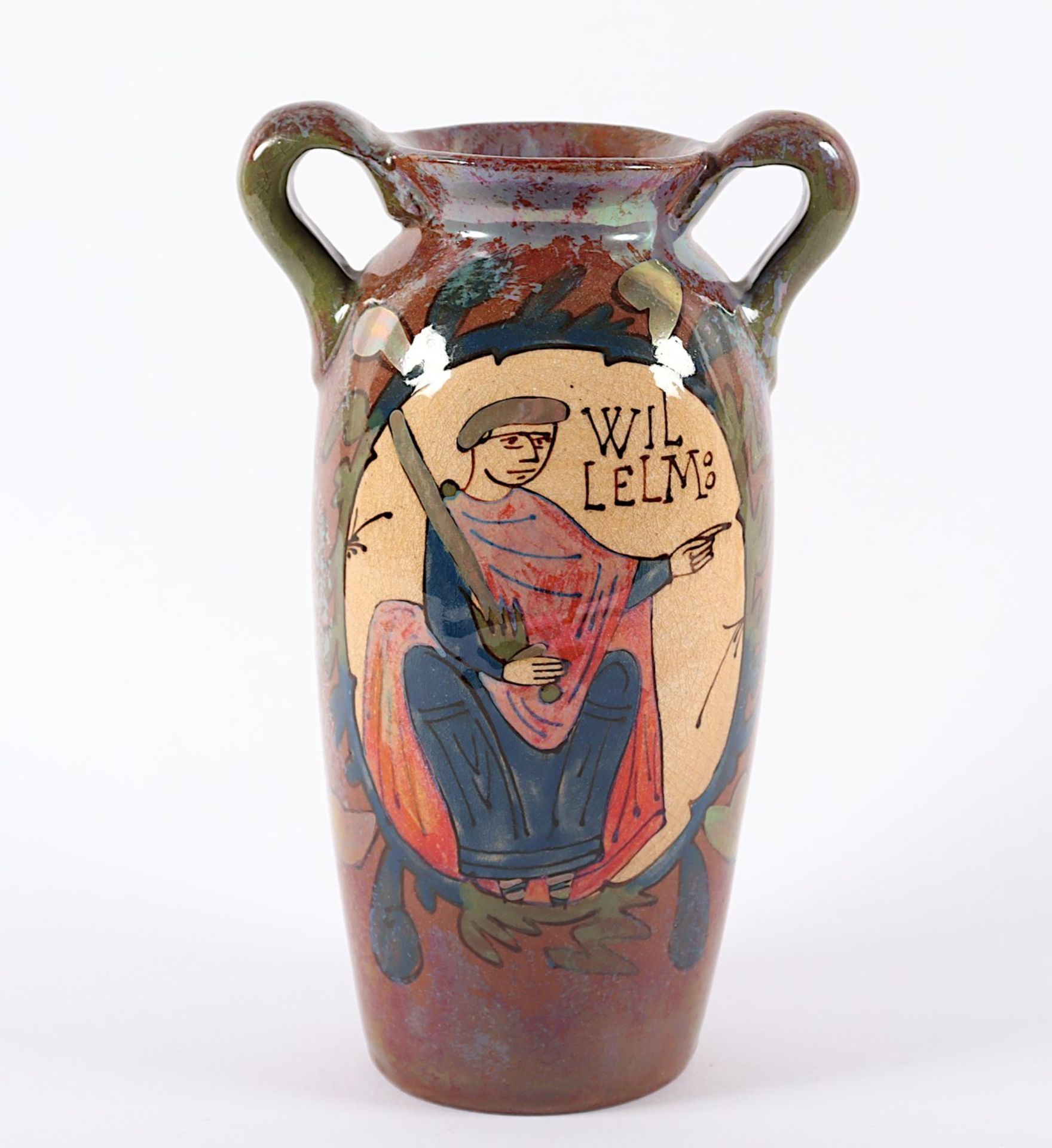 VASE, Dekor Tapisserie de Bayeux,