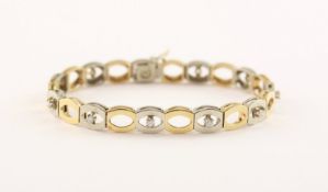 ARMBAND, 585/ooo Weißgold und