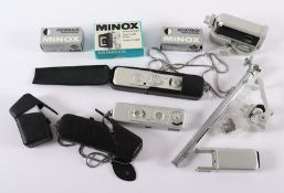 ZWEI MINOX-KLEINBILDKAMERAS B. und C,