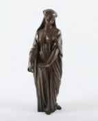 FIGUR DER JUDITH (?), Bronze, H 31,