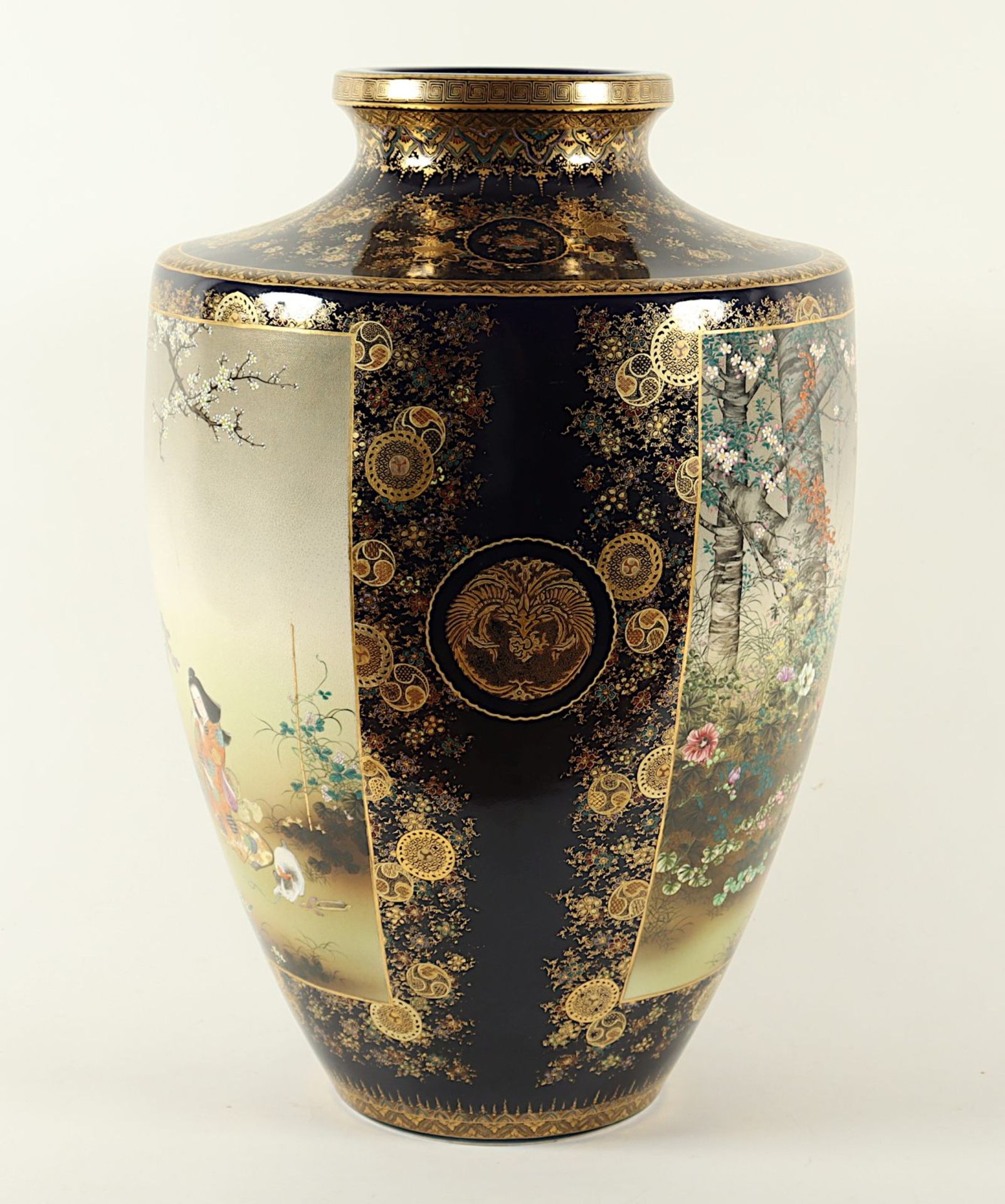 SEHR GROSSE SATSUMA-VASE, - Image 2 of 6