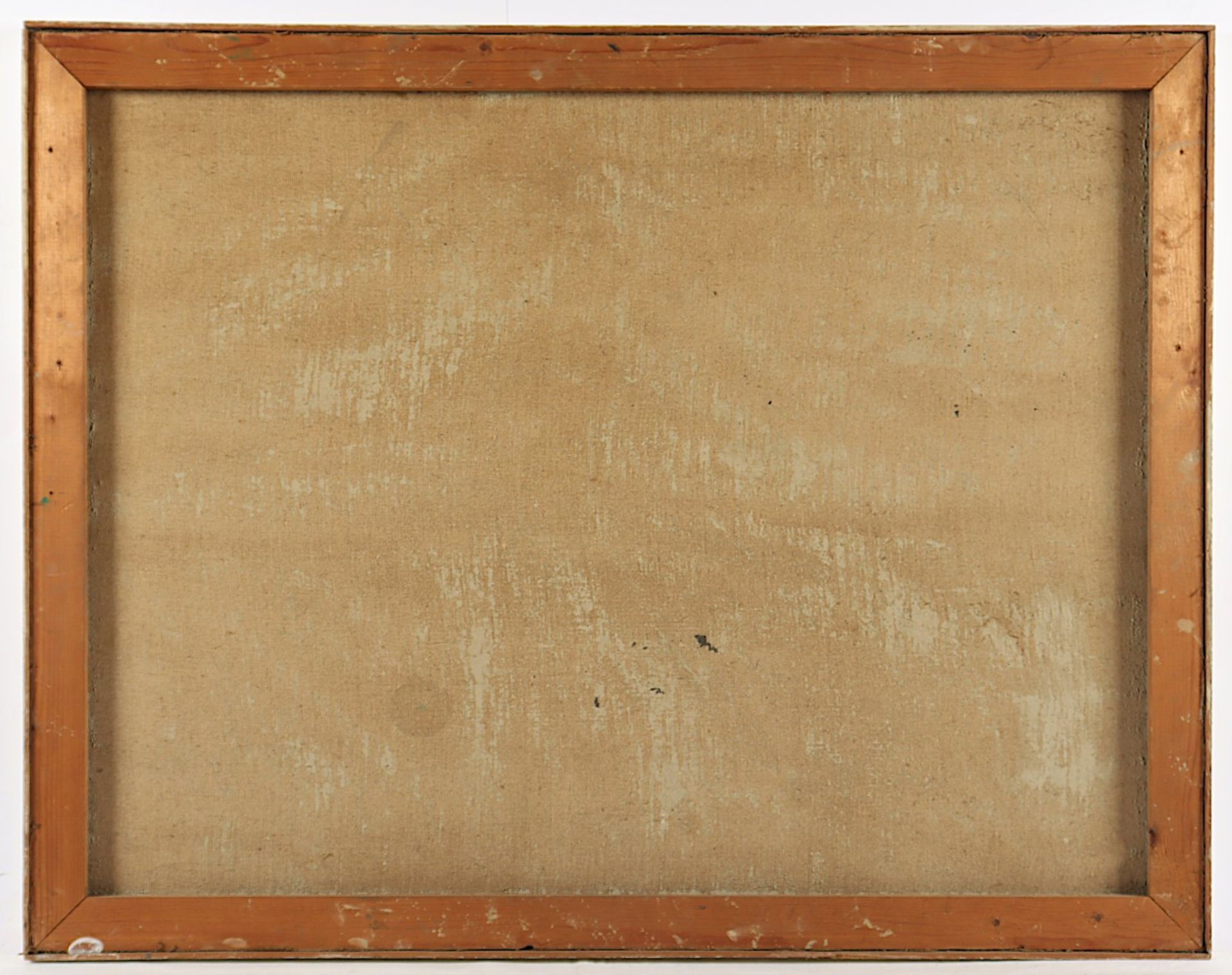LENDERS, "Tuch", Öl/Lwd., 73 x 93, - Bild 3 aus 3