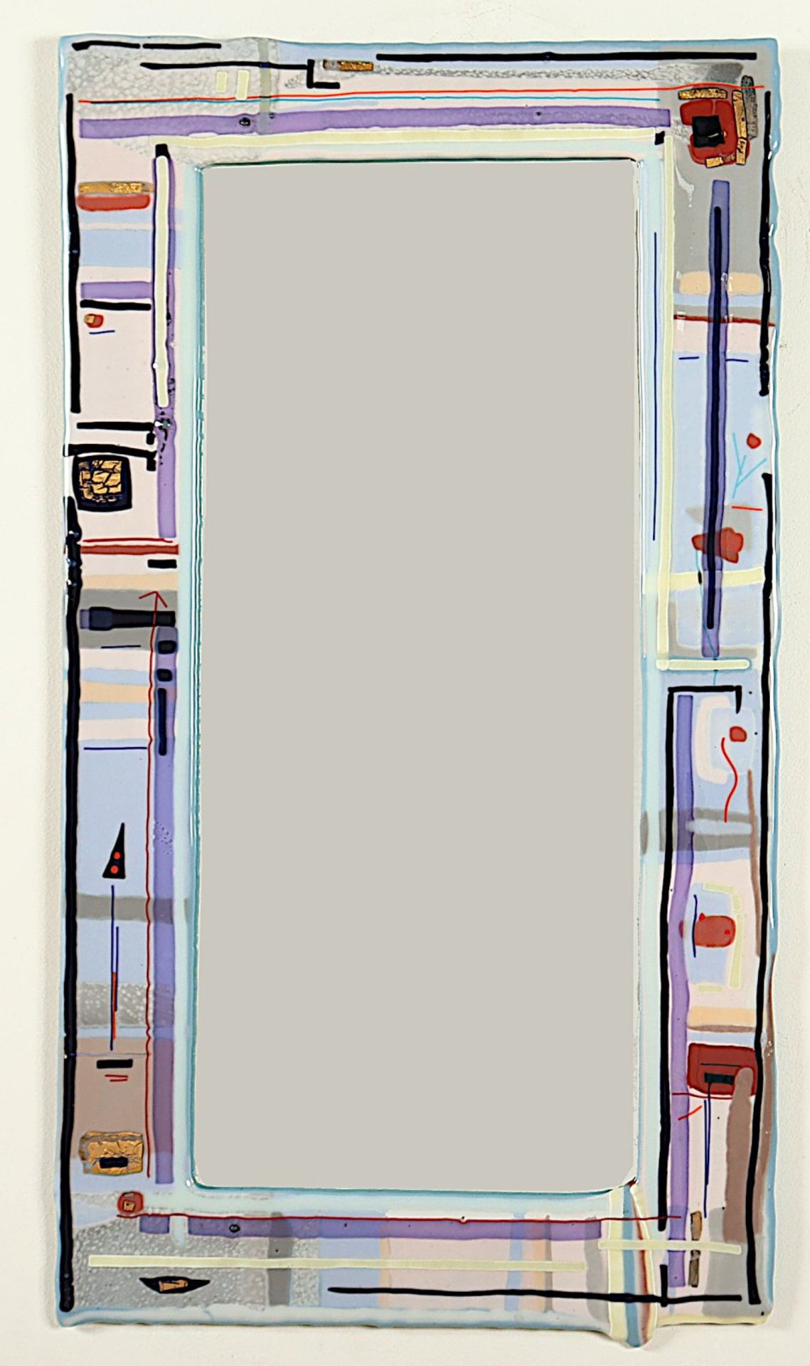 DESIGNER-SPIEGEL, Muranoglas, 79 x 44,