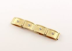 ARMBAND, 585/ooo Gelbgold, rechteckige