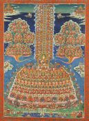 THANGKA DES VERSAMMLUNGSBAUMES DER