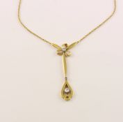 NEGLIGÉE-COLLIER, 585/ooo Gelbgold,