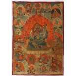 THANGKA DES SECHSARMIGEN MAHAKALA,