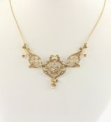 BELLE-EPOQUE-COLLIER, 15 Karat