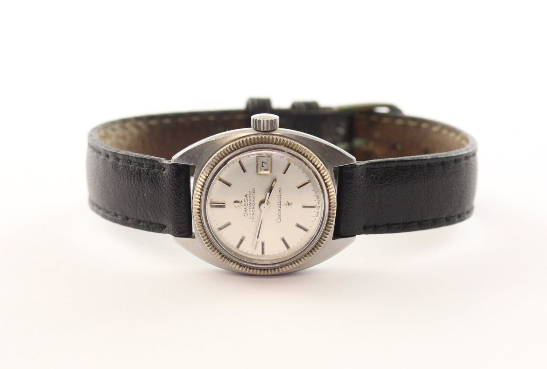 ARMBANDUHR, Edelstahl, Marke: OMEGA,