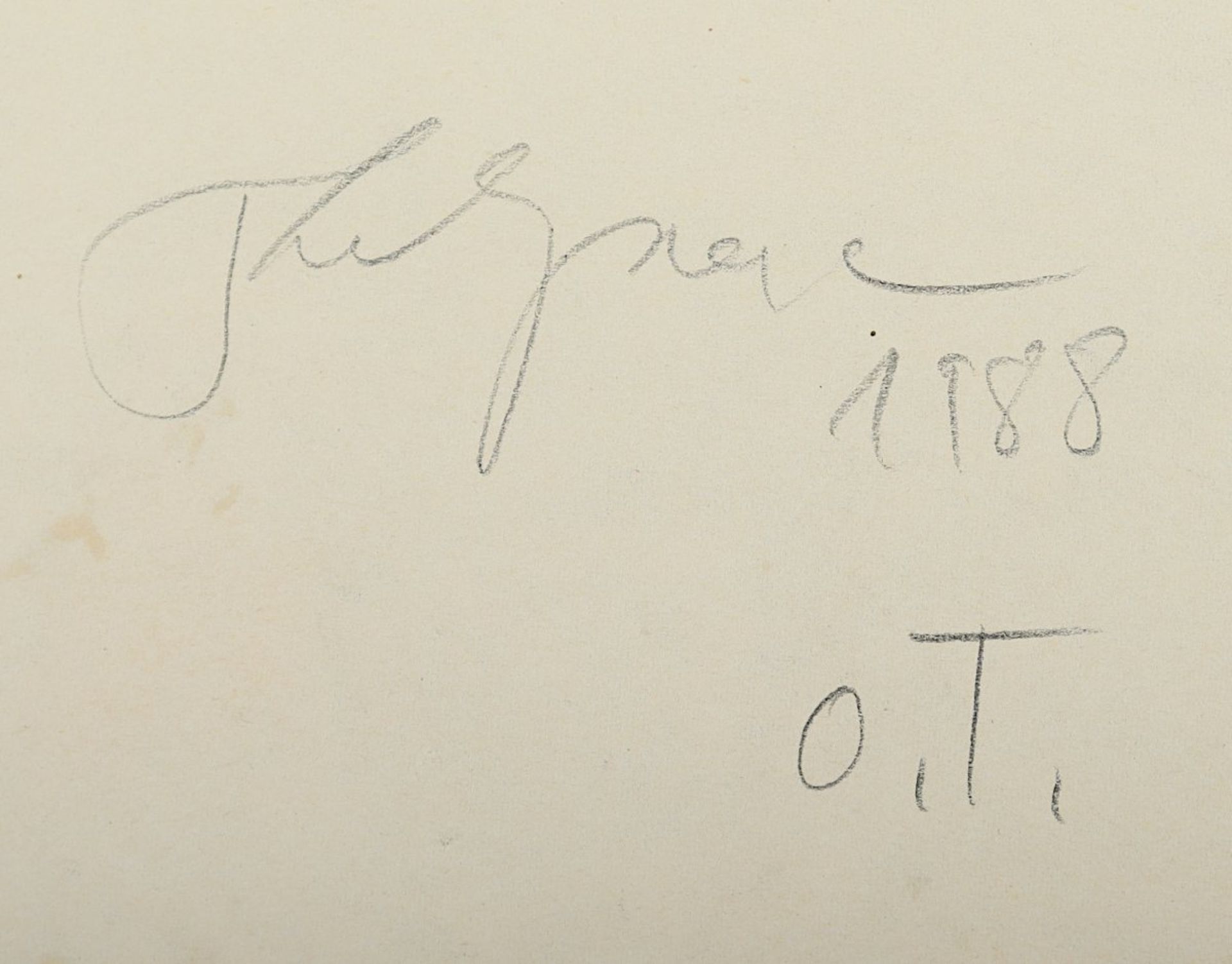 DROESE, Felix, "o.T.", Tusche/Papier, - Bild 2 aus 2